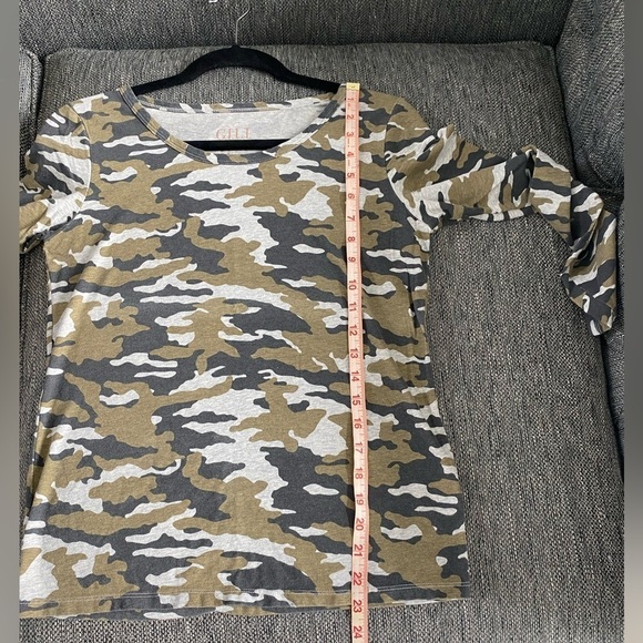 Camo long sleeve t-shirt cotton blend small NWOT G.I.L.I - Picture 9 of 10
